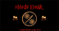 Desktop Screenshot of ernak-horde.com