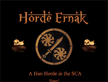 Tablet Screenshot of ernak-horde.com